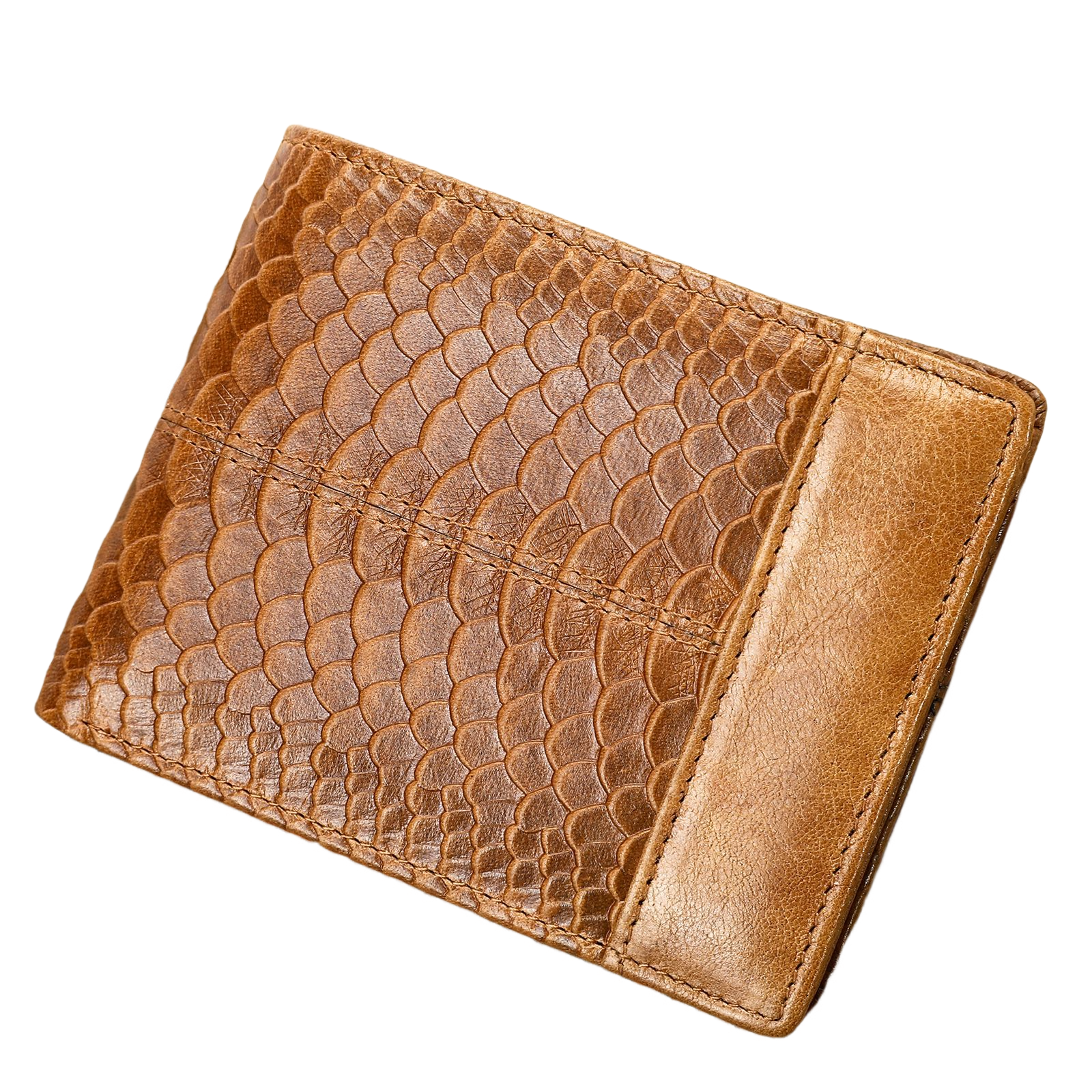 Men's Vintage Python Cowhide Coin Wallet