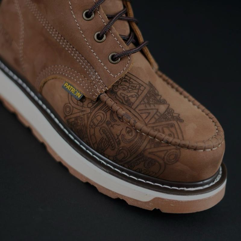 Men’s Crazy Brown Work Boots - Moc Toe