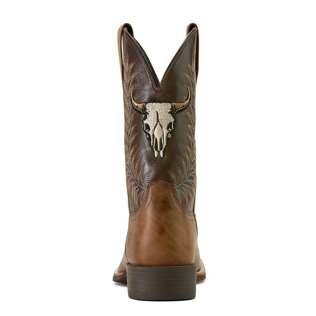Men's Sport Steer Skull Boots