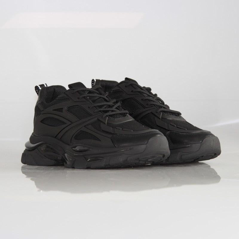 Men's Black Height-increasing Sneakers