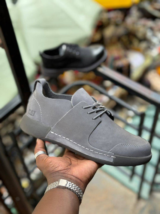 Men's Casual Leather Lace-Up Shoes