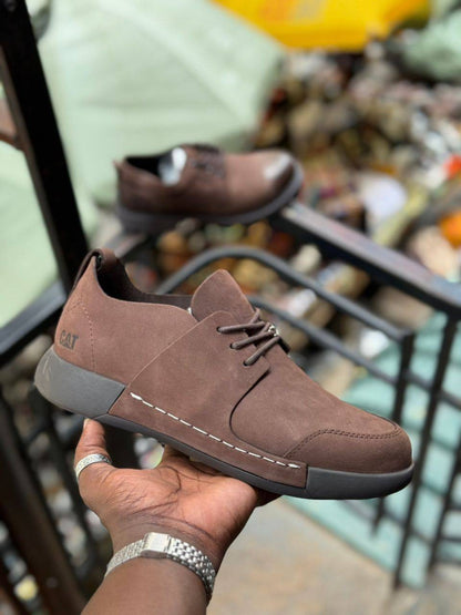 Men's Casual Leather Lace-Up Shoes