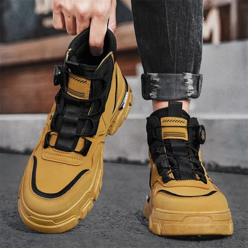 British Style Men's Motorcycle Boots