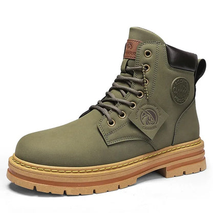 Motorcycle Ankle Military Boots For Men