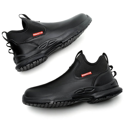 Non Slip Waterproof Comfortable Black Shoes