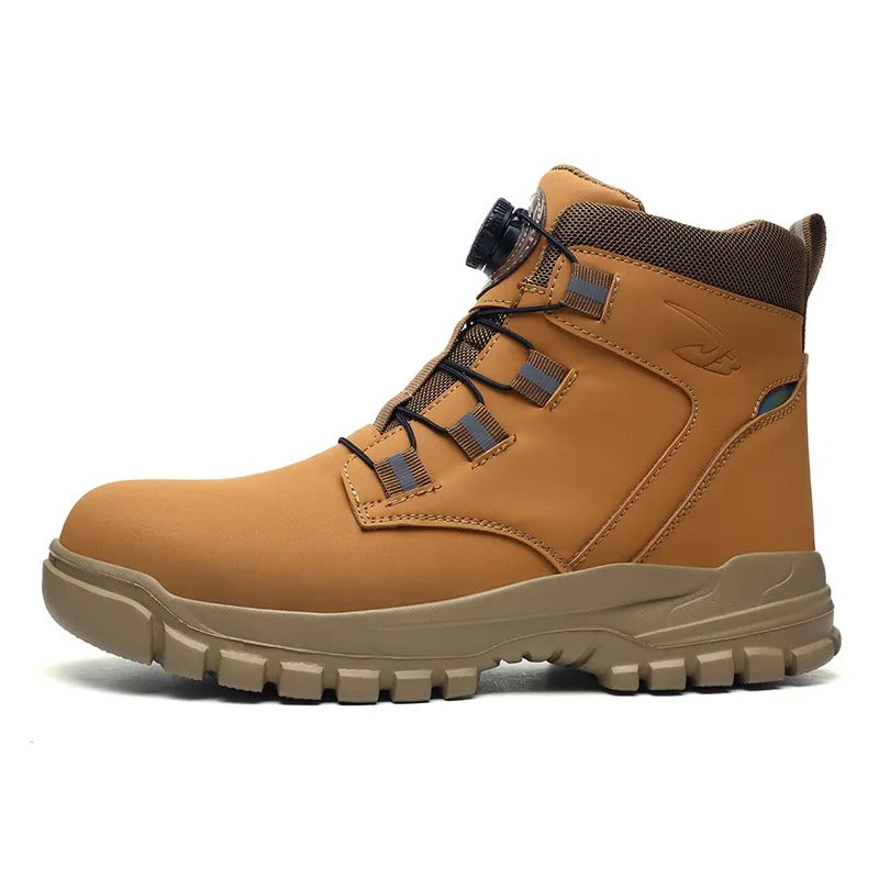Men's Microfiber Leather Safety Shoes