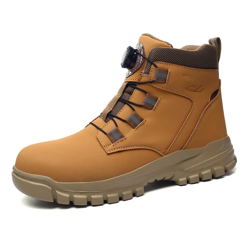 Men's Microfiber Leather Safety Shoes