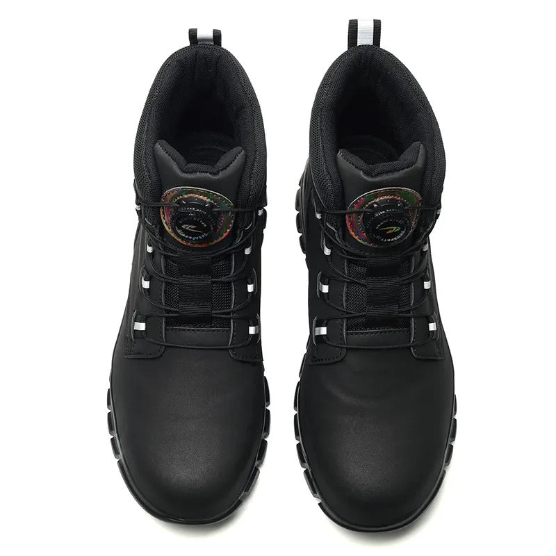 Men's Microfiber Leather Safety Shoes
