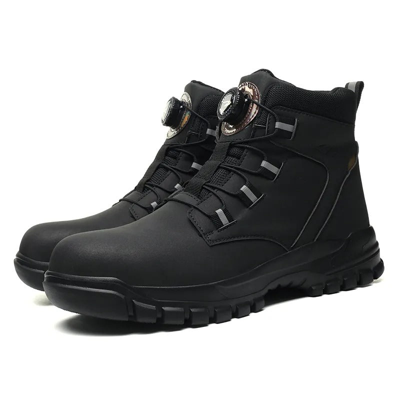 Men's Microfiber Leather Safety Shoes