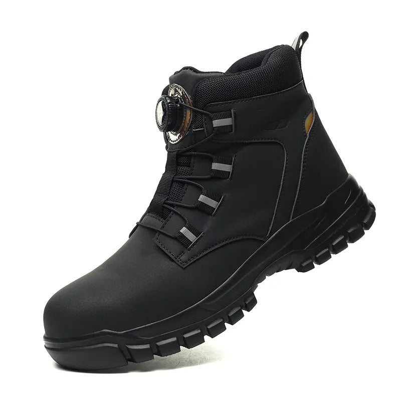 Men's Microfiber Leather Safety Shoes