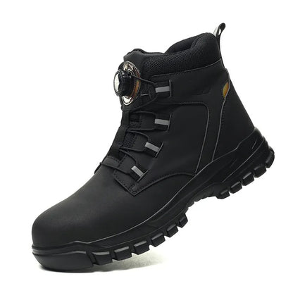Men's Microfiber Leather Safety Shoes