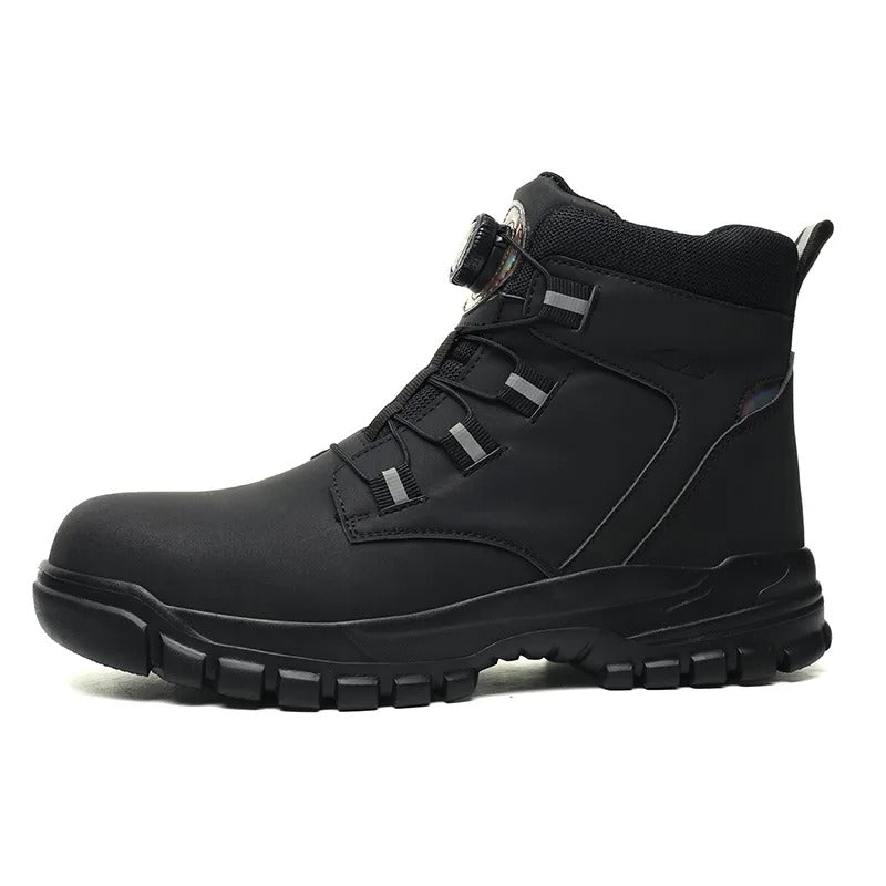 Men's Microfiber Leather Safety Shoes