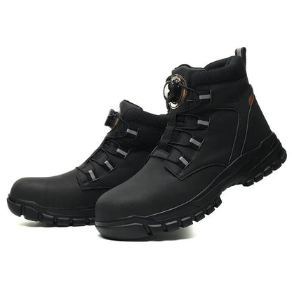 Men's Microfiber Leather Safety Shoes