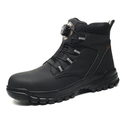Men's Microfiber Leather Safety Shoes