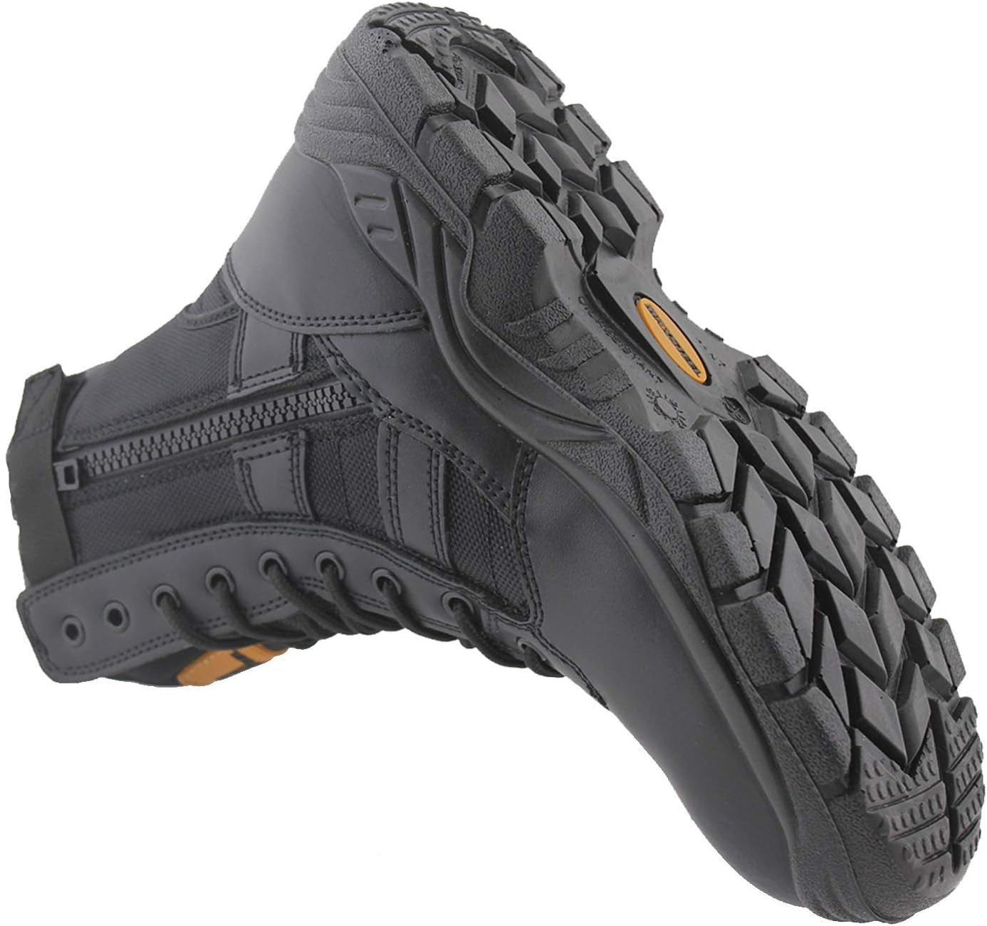 Mens Leather Lightweight Safety Work Boots
