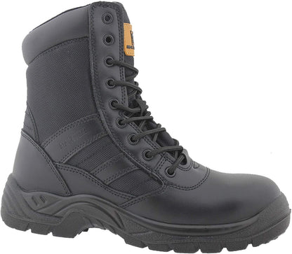 Mens Leather Lightweight Safety Work Boots