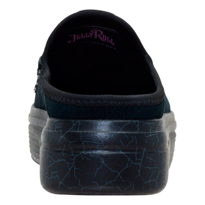 Black Skull-Print Casual Shoes