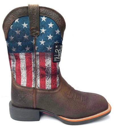 Men's American Beauty Flag Cowboy Boots