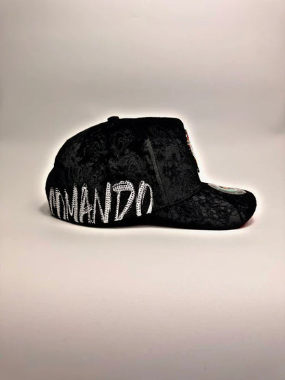 Exclusive Phantom Diamond Black Commander Cap