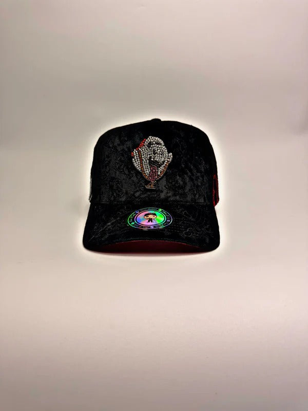 Exclusive Phantom Diamond Black Commander Cap