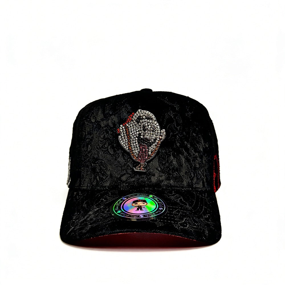 Exclusive Phantom Diamond Black Commander Cap