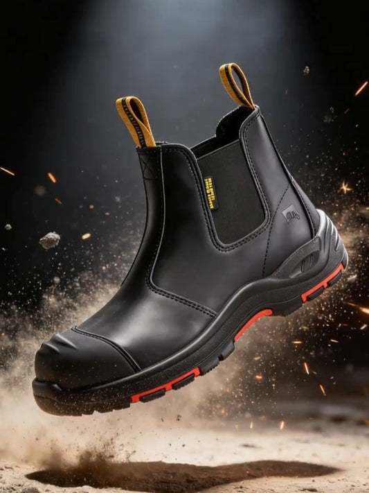 Antler NBK Black Work Boots CSA Safety Boots