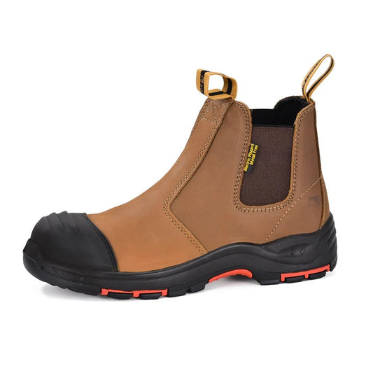 Antler Nubuck Leather Safety Work Boots
