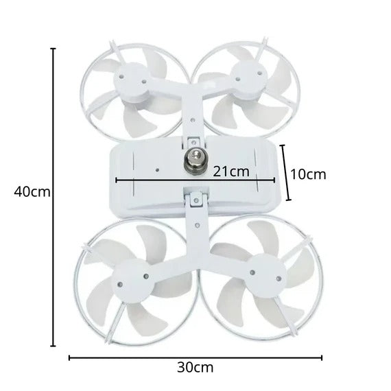 Drone Fan Integrated Light