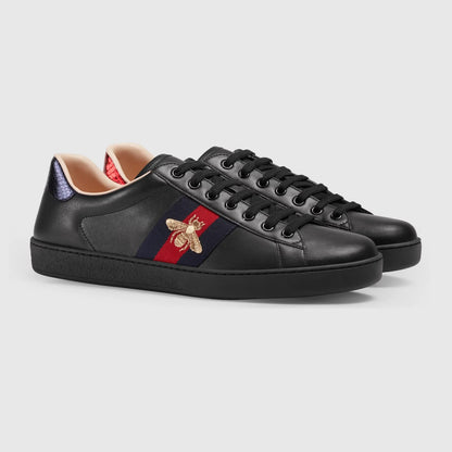 Black Ace Embroidered Sneaker