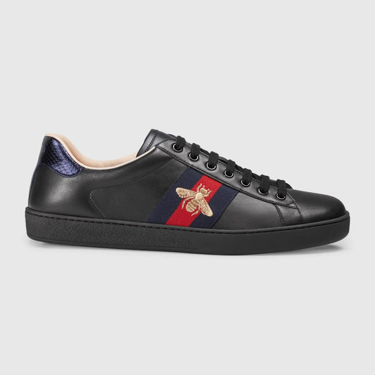 Black Ace Embroidered Sneaker