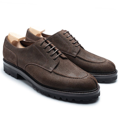 Genuine Italian Calf Leather Split-Toe Derby
