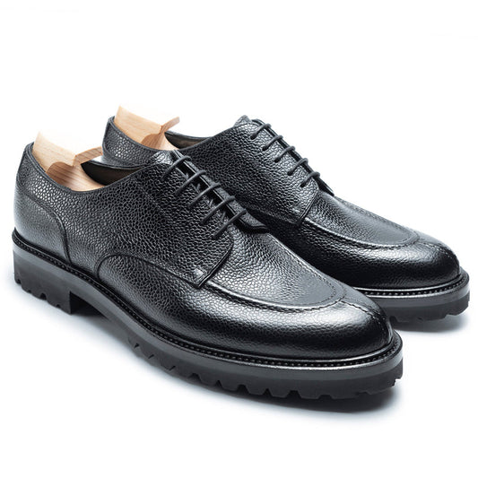 Genuine Italian Calf Leather Split-Toe Derby