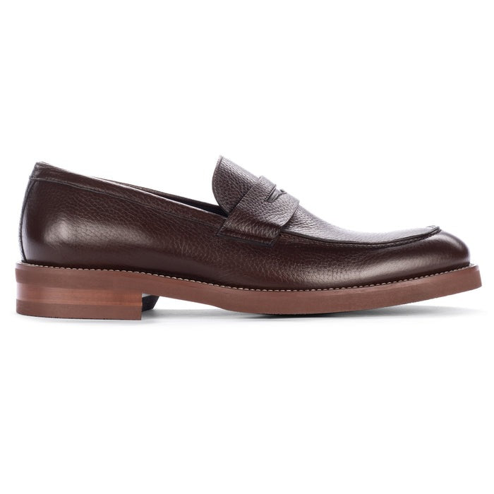 Black Deerskin Loafer