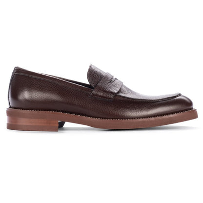 Black Deerskin Loafer