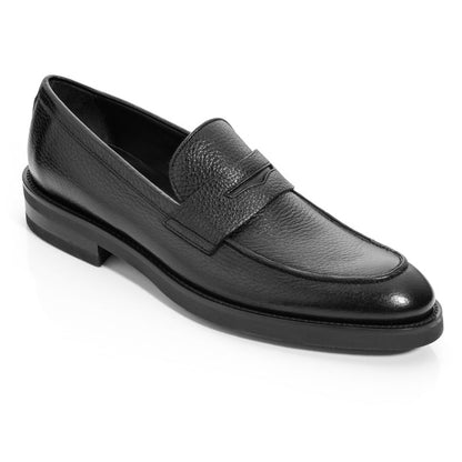 Black Deerskin Loafer