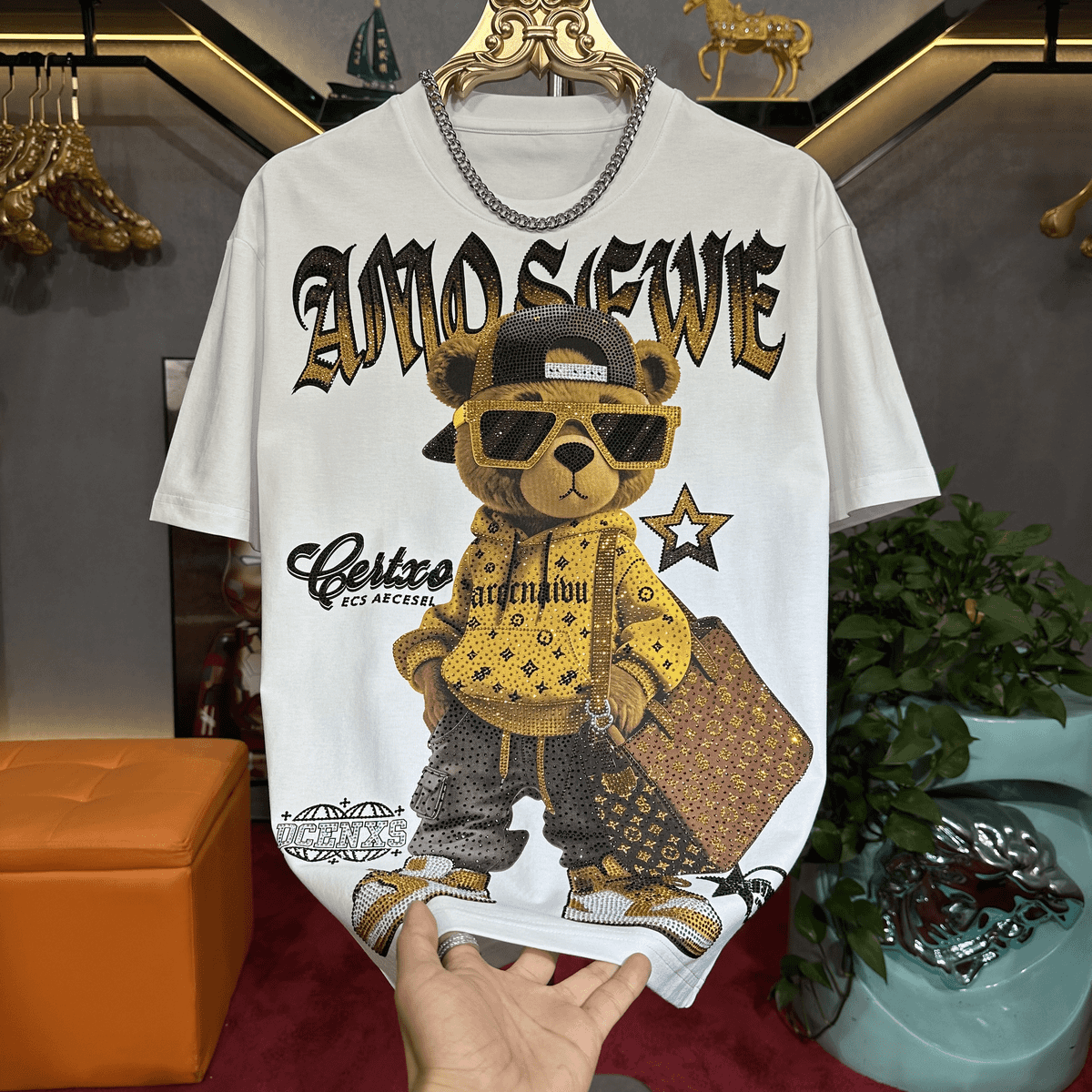 Fortune Bear Fashion T-shirt