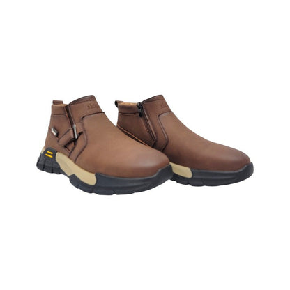 Men's Mid-Top Boots With Zip