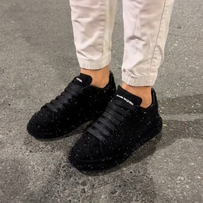 Glitter Black Sneakers