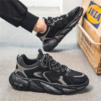 Men's Breathable Chunky Platform Sneakers