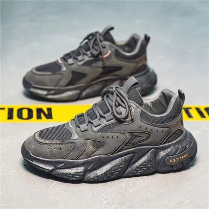 Men's Breathable Chunky Platform Sneakers
