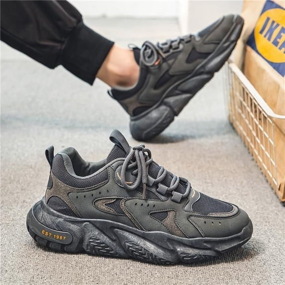Men's Breathable Chunky Platform Sneakers