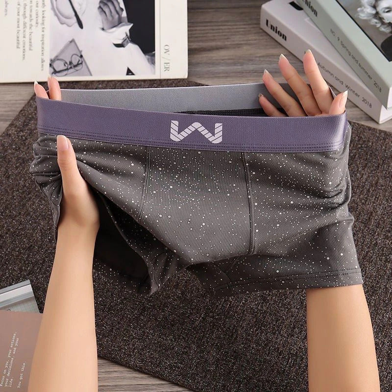 Pure Cotton Starry Sky Ice Silk Underwear