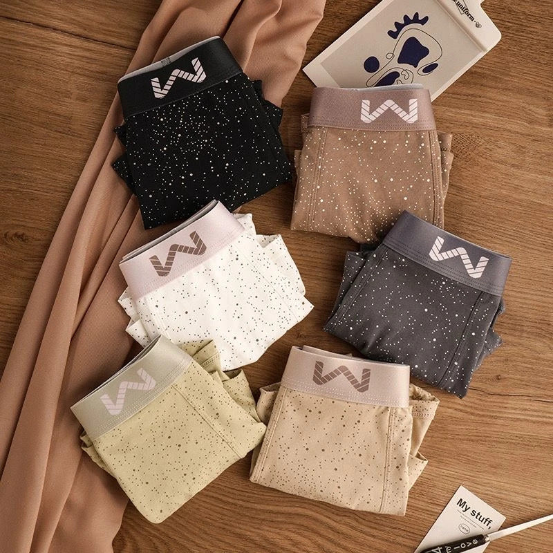 Pure Cotton Starry Sky Ice Silk Underwear