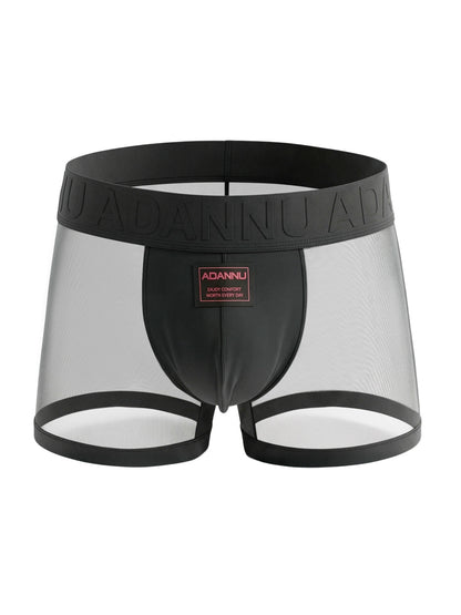 Men's Ice Silk Modal Ultra-Thin Cool Sensitive Sexy Butt-Lifting Seamless Underwear