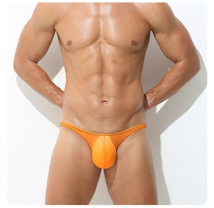 Ice Silk Ultra-thin Low-rise Sexy Big Pouch Briefs