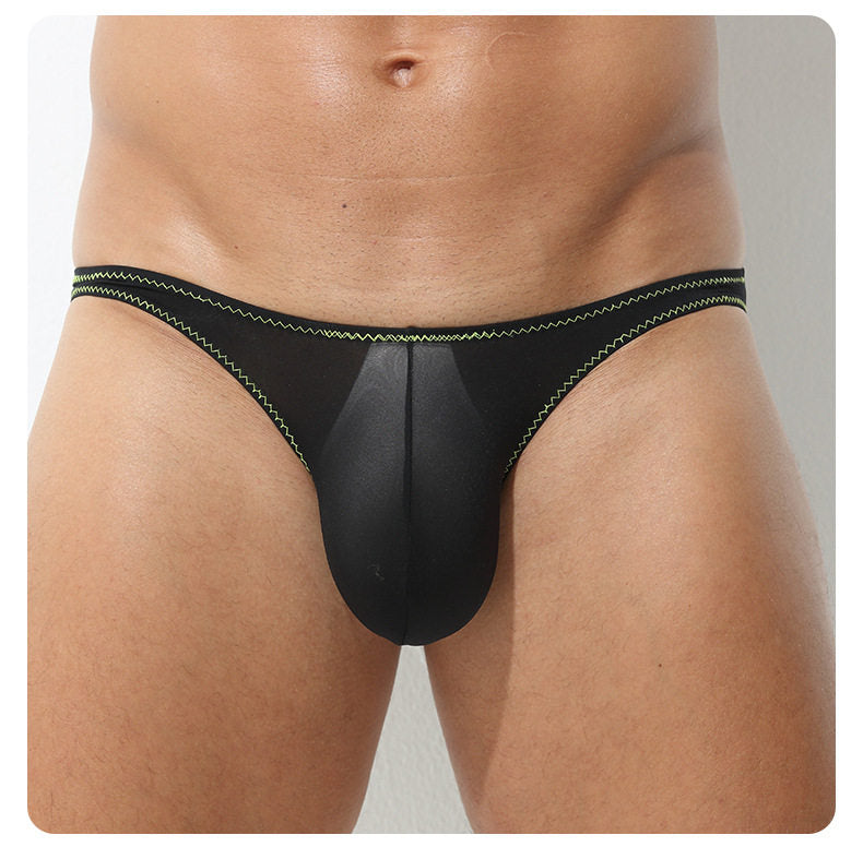 Ice Silk Ultra-thin Low-rise Sexy Big Pouch Briefs