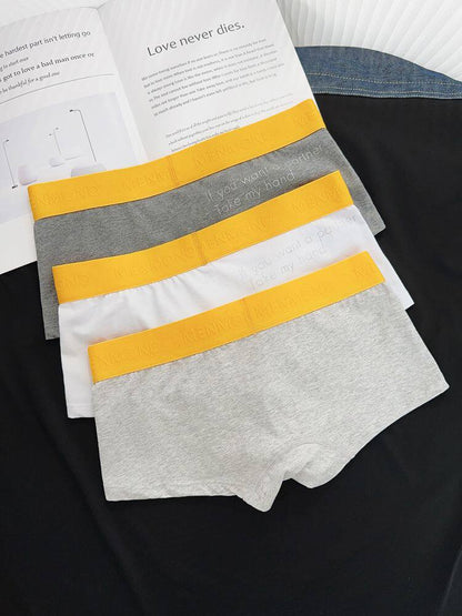 Men's Pure Cotton Low-rise Sexy Comfortable Breathable Simple Underwear