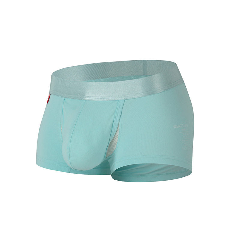 Men's Separated-Pouch Cotton Boxer Briefs – Sexy "Space Capsule" Design