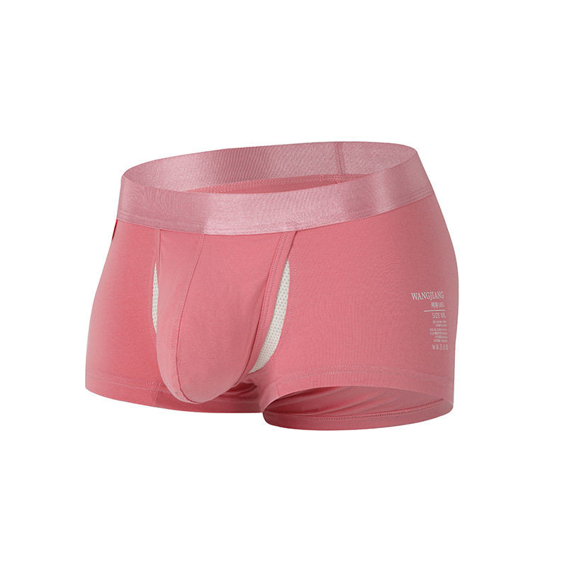 Men's Separated-Pouch Cotton Boxer Briefs – Sexy "Space Capsule" Design