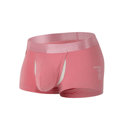 Men's Separated-Pouch Cotton Boxer Briefs – Sexy "Space Capsule" Design